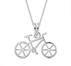 Bicicleta - dije en plata 925