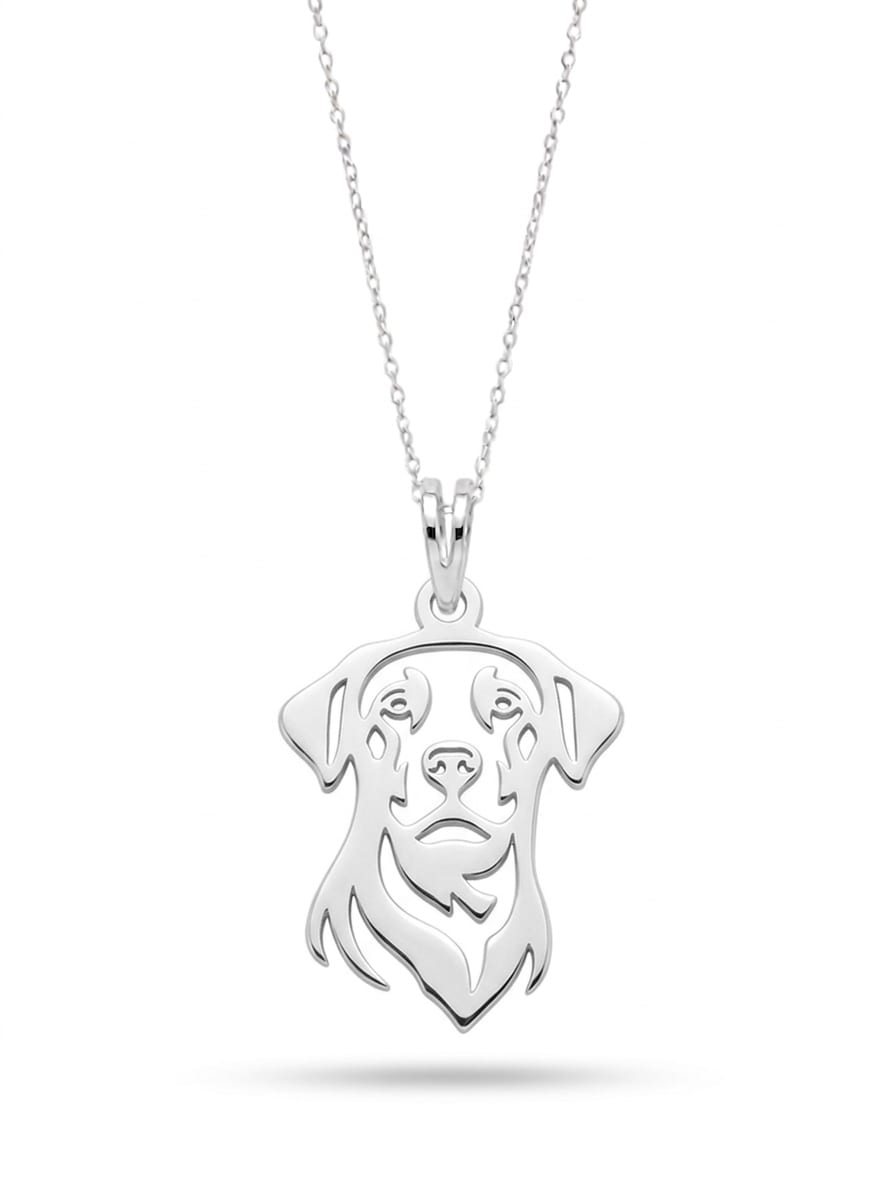 Labrador - dije en plata 925