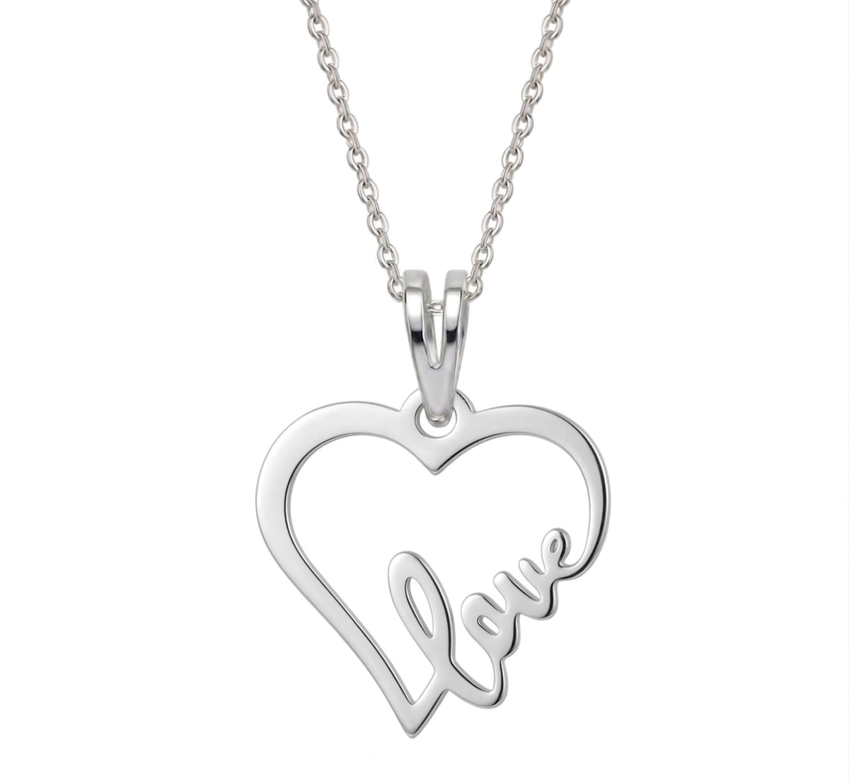 Corazón love - dije en plata 925