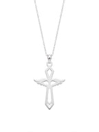 Cruz espíritu santo grande - dije en plata 925