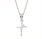 Cruz fe pequeña - dije en plata 925