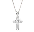 Cruz virgen grande - dije en plata 925