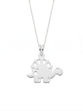 Dinosaurio - dije en plata 925