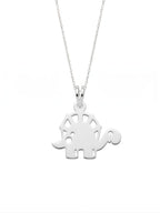 Dinosaurio - dije en plata 925