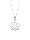Flor de loto - dije en plata 925