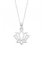 Flor de loto - dije en plata 925