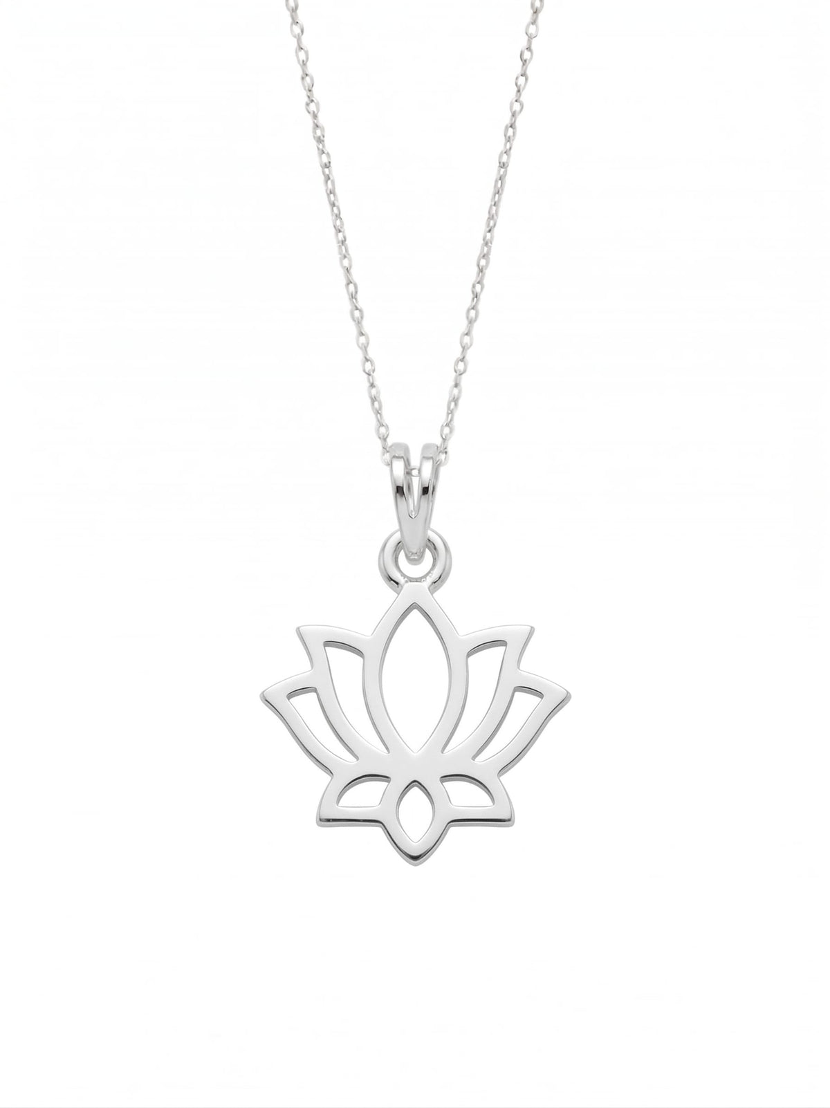Flor de loto - dije en plata 925