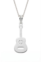 Guitarra acústica - dije en plata 925