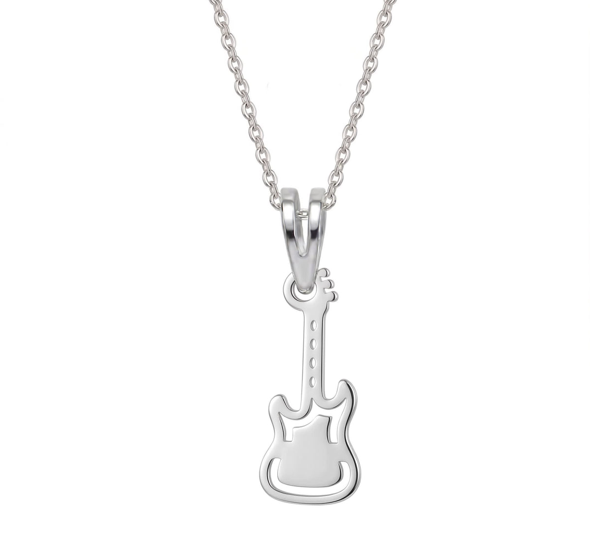 Guitarra eléctrica - dije en plata 925