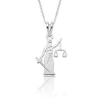 Lady justice - dije en plata 925