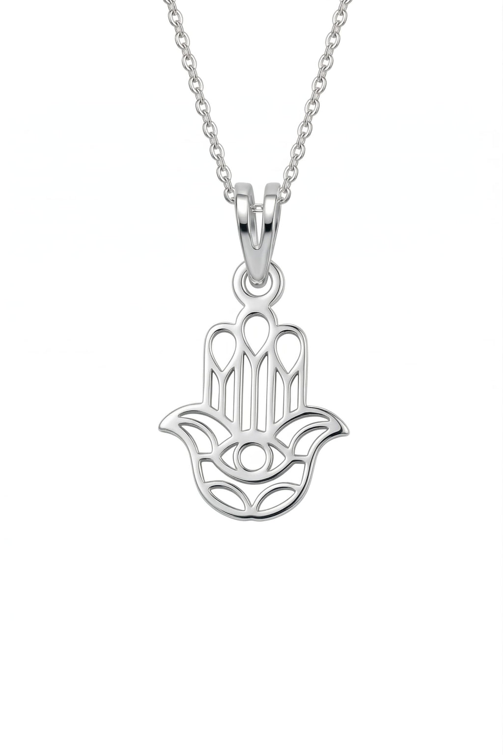 Mano Fátima simple - dije en plata 925