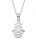 Mano Fátima simple - dije en plata 925