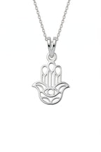 Mano Fátima simple - dije en plata 925