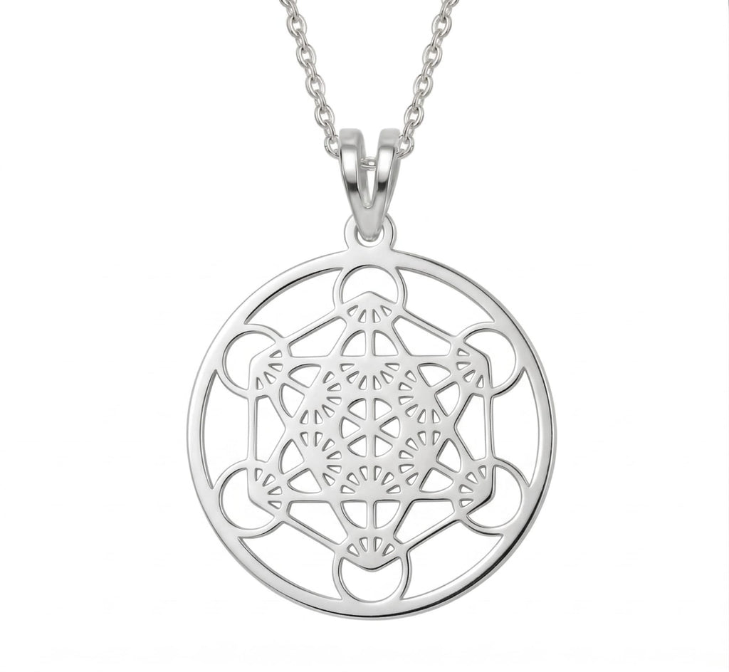 Cubo de metatrón - dije en plata 925
