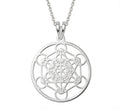 Cubo de metatrón - dije en plata 925