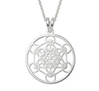 Cubo de metatrón - dije en plata 925