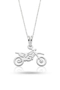 Motocicleta - dije en plata 925