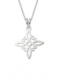 Nudo de bruja infinito - dije en plata 925