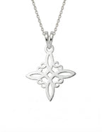 Nudo de bruja infinito - dije en plata 925
