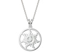 Sol luna y estrella - dije en plata 925