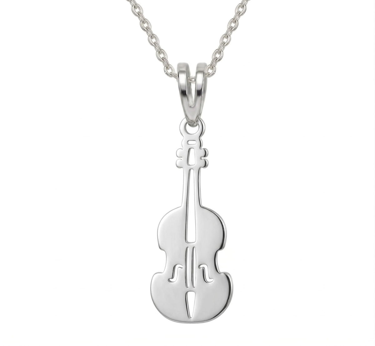 Violín - dije en plata 925