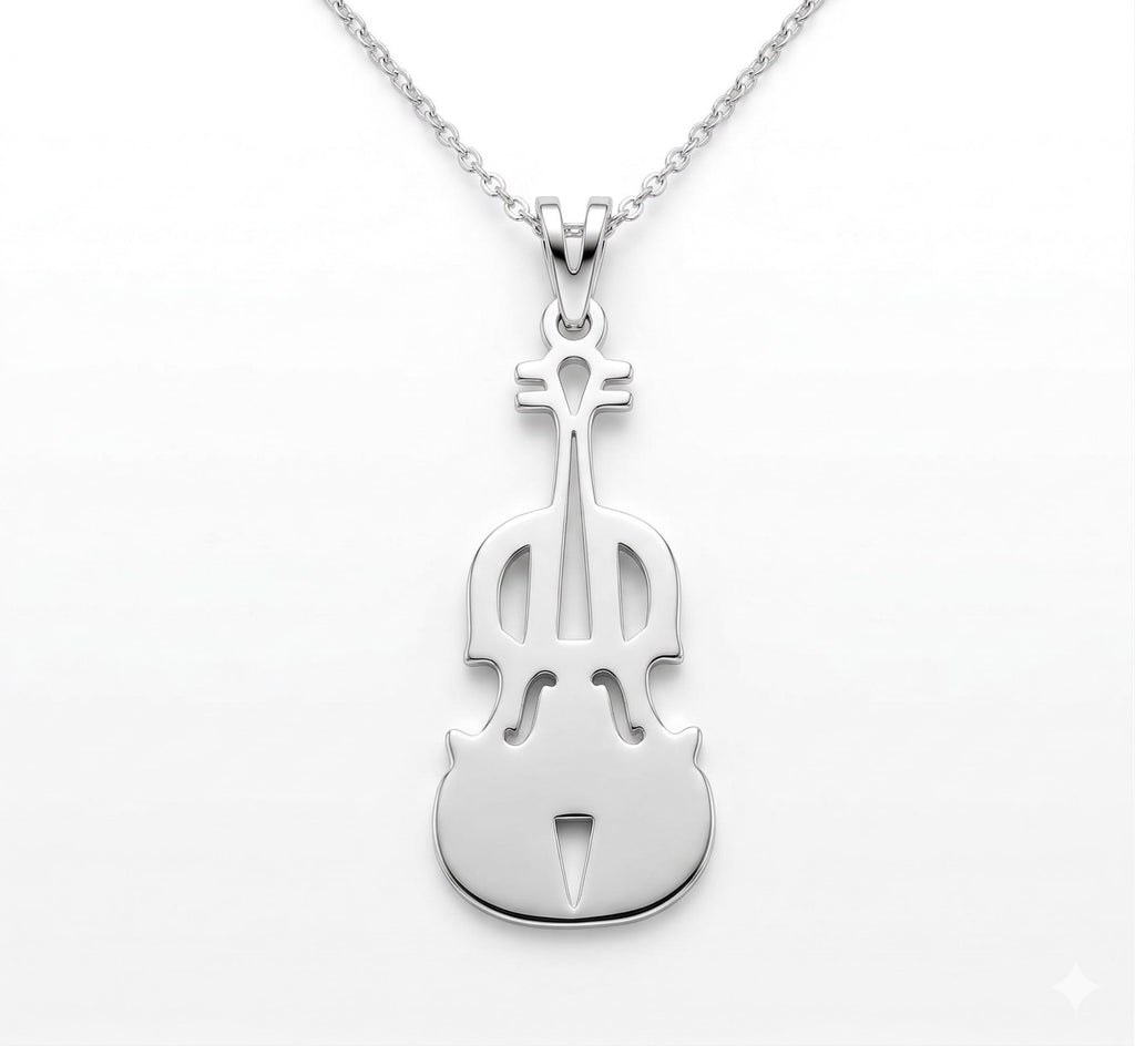 Violonchelo - dije en plata 925