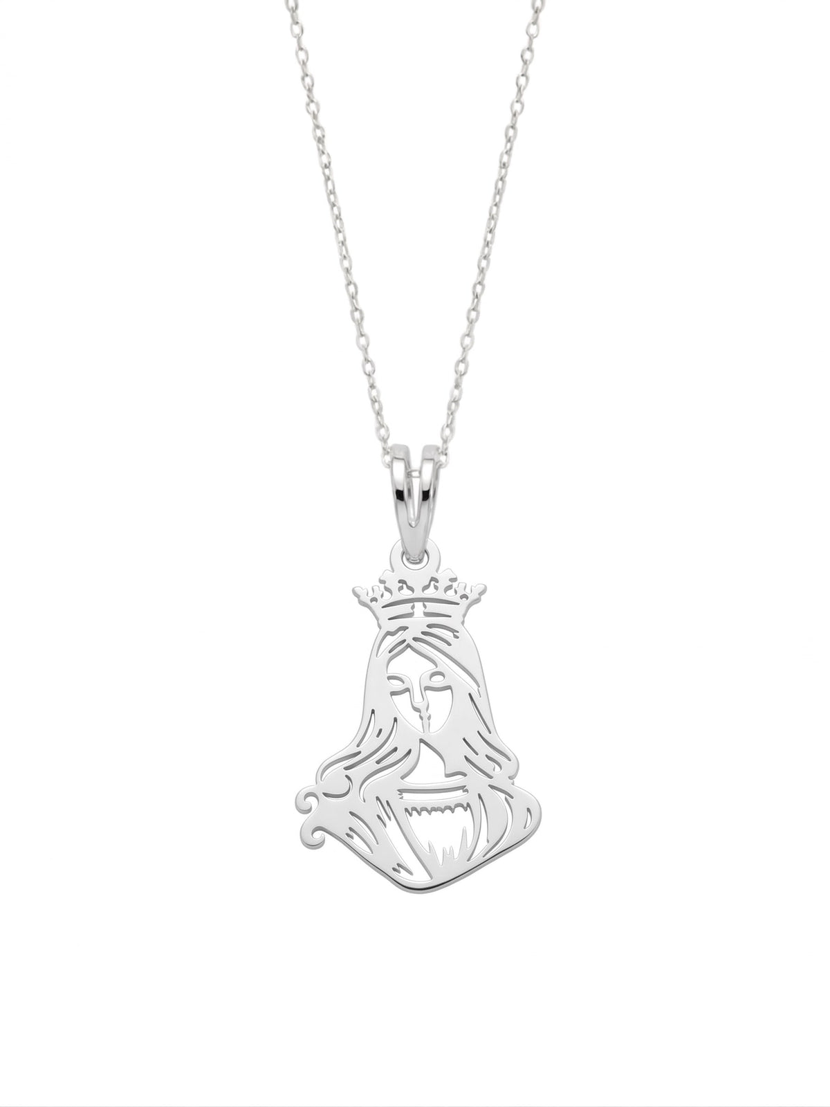 Virgen del carmen - dije en plata 925