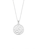 Yin yang - dije en plata 925