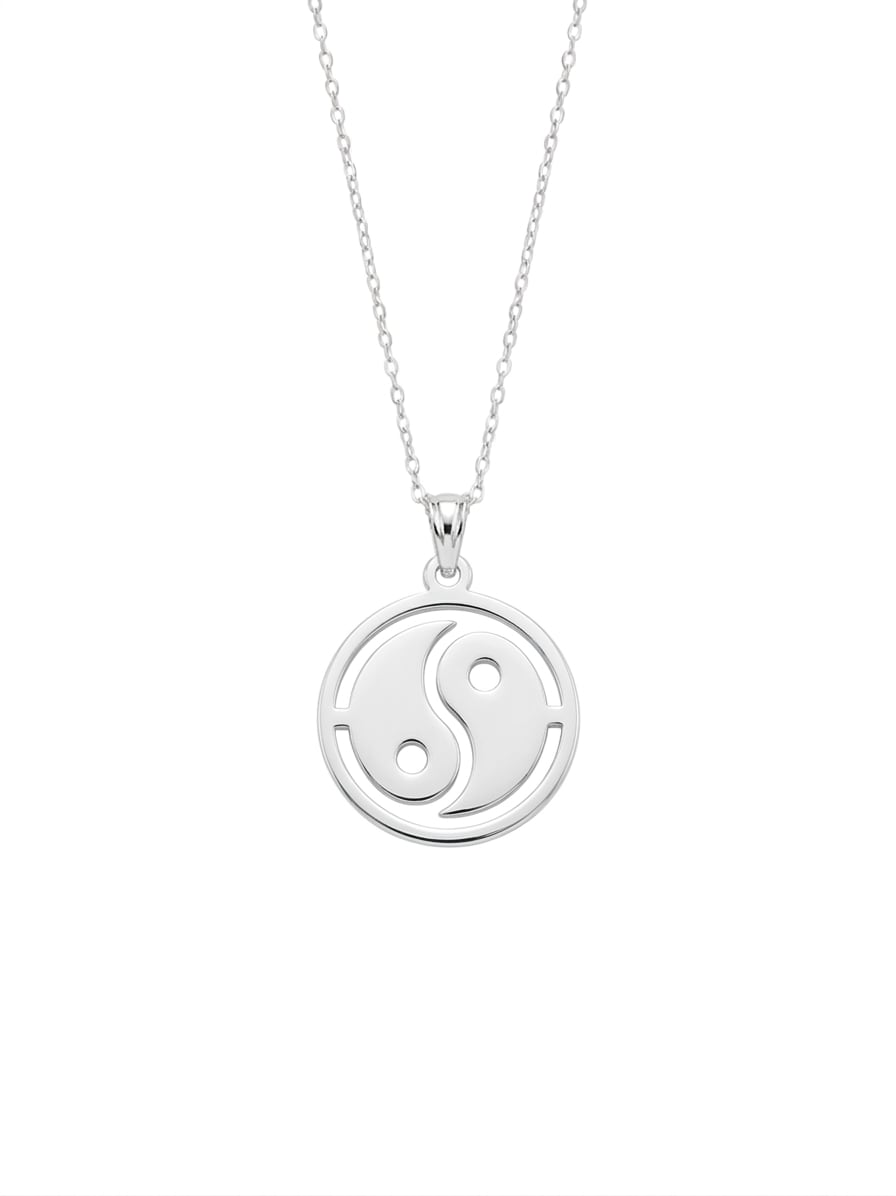 Yin yang - dije en plata 925