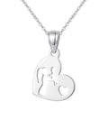 Mamá y bebé - dije en plata 925