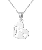Mamá y bebé - dije en plata 925