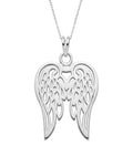 Alas de ángel doble - dije en plata 925
