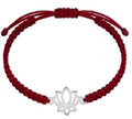 Manilla flor de loto - plata 925