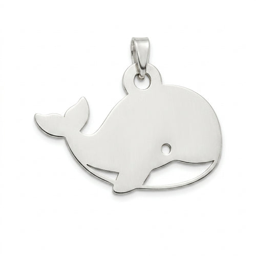 Ballena - dije en plata 925