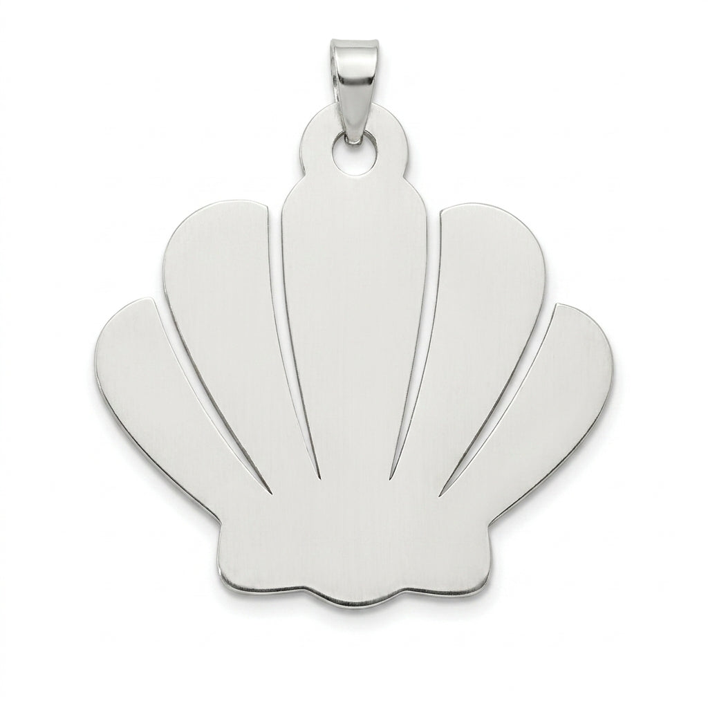 Concha marina - dije en plata 925