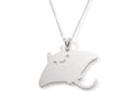 Mantarraya - dije en plata 925