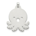 Pulpo - dije en plata 925