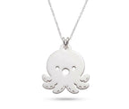 Pulpo - dije en plata 925