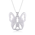 Bulldog francés - dije en plata 925