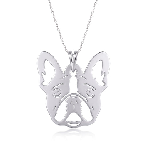 Bulldog francés - dije en plata 925