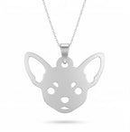Chihuahua - dije en plata 925
