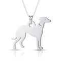 Galgo - dije en plata 925