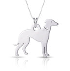Galgo - dije en plata 925