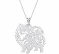 Pomerania - dije en plata 925