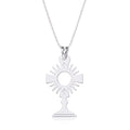 Custodia sagrada - dije en plata 925