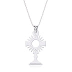 Custodia sagrada - dije en plata 925