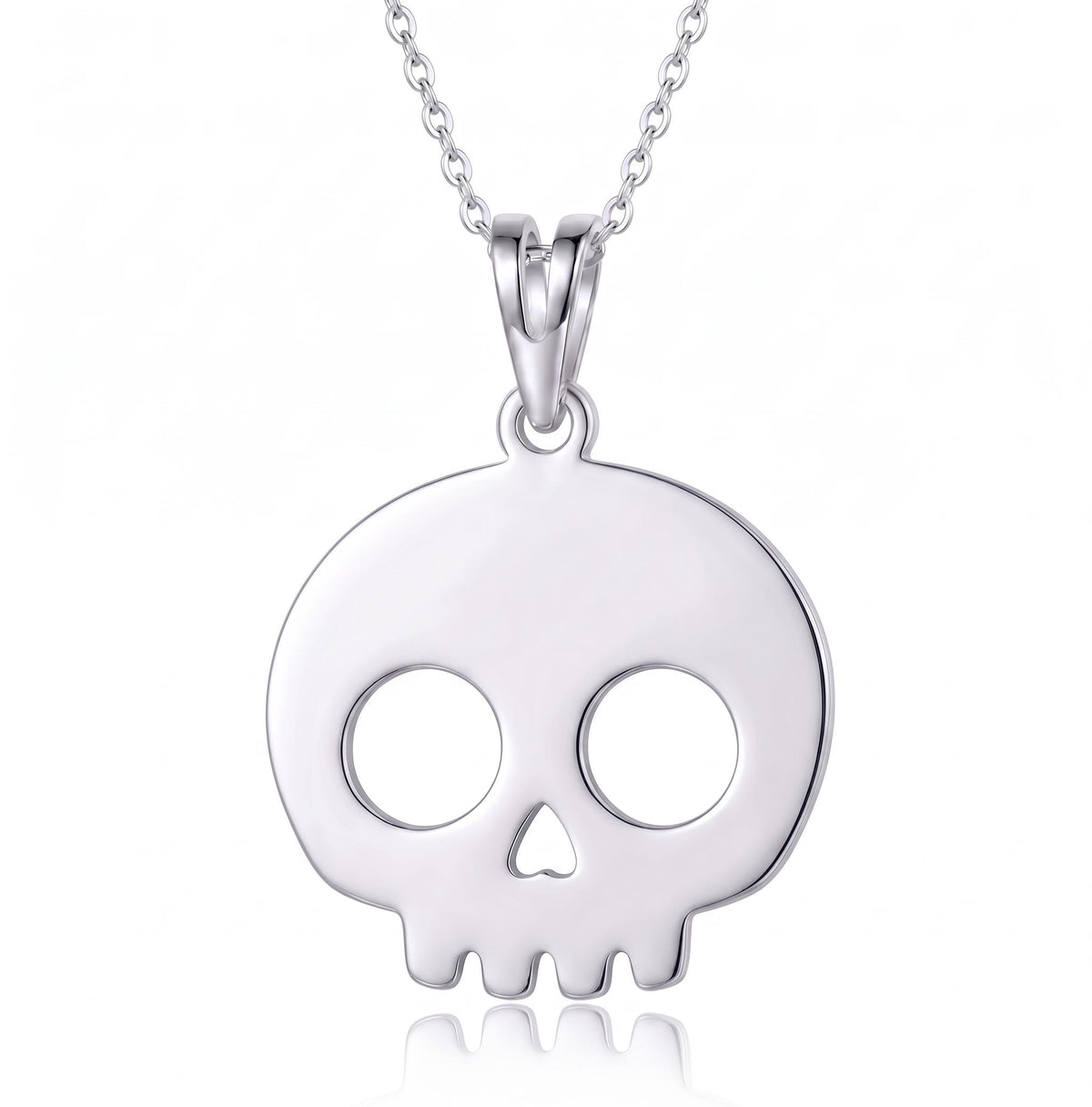 Calavera - dije en plata 925