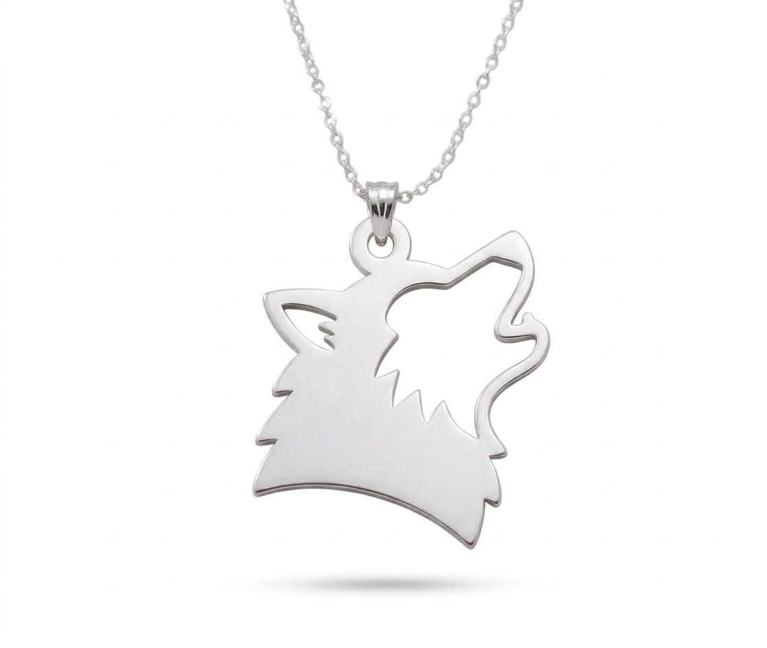 Lobo - dije en plata 925