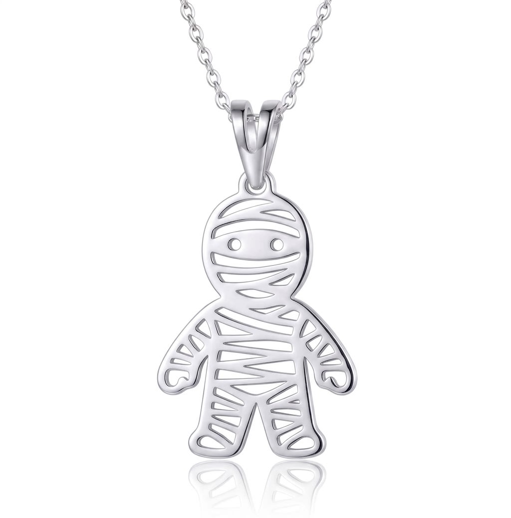 Momia parado - dije en plata 925