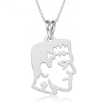 Frankenstein perfil - dije en plata 925